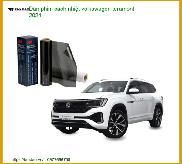 Dán phim cách nhiệt Volkswagen Teramont 2024 - Trung Tâm Lắp Đặt Uy Tín TPHCM