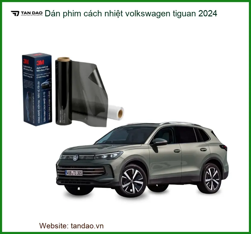 Dán Phim Cách Nhiệt Volkswagen Tiguan 2024 - Trung Tâm Gắn Chính Hãng TPHCM