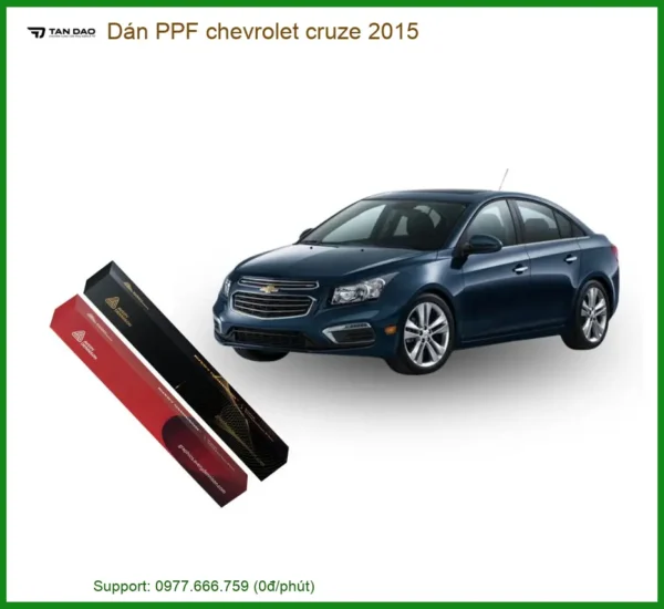 Dán PPF Chevrolet Cruze 2015 - Địa Chỉ Lắp Đặt PPF Chính Hãng Uy Tín TPHCM