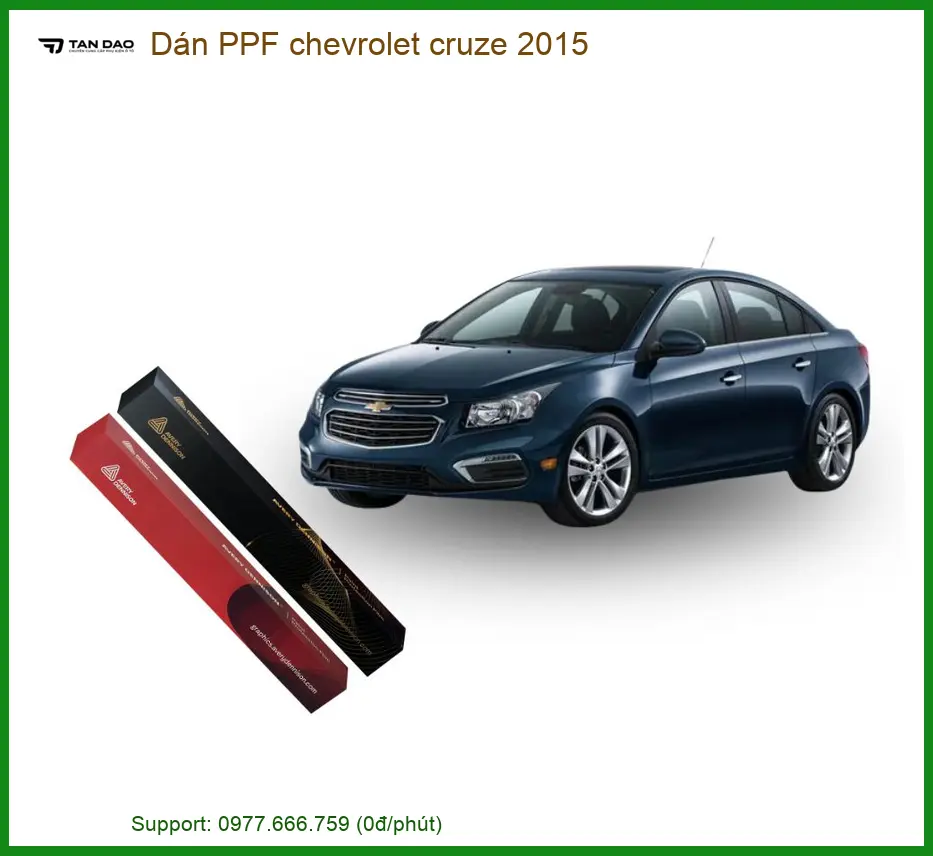 Dán PPF Chevrolet Cruze 2015 - Địa Chỉ Lắp Đặt PPF Chính Hãng Uy Tín TPHCM