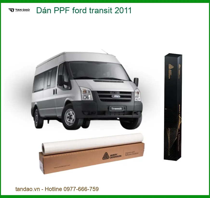 Dán PPF Bảo Vệ Sơn Ford Transit 2011 - Địa Chỉ Thi Công Uy Tín & Giá Tốt Nhất TPHCM