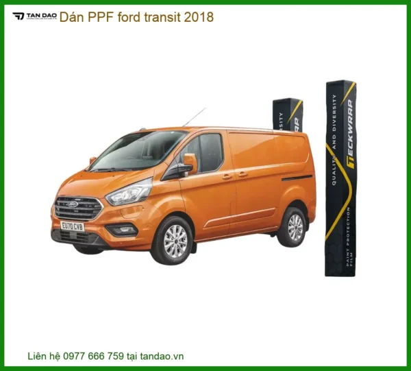 Dán Phim Bảo Vệ Sơn PPF Ford Transit 2018 - Địa Chỉ Lắp Đặt Phim PPF Uy Tín Tại TPHCM