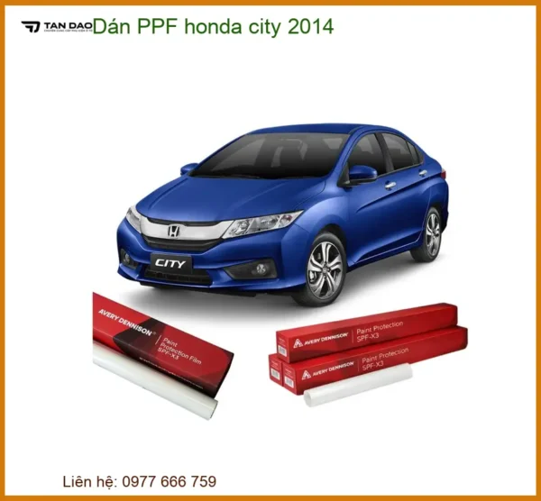 Dán Phim Bảo Vệ Sơn PPF Cho Honda City 2014 - Đơn Vị Thi Công Uy Tín TPHCM