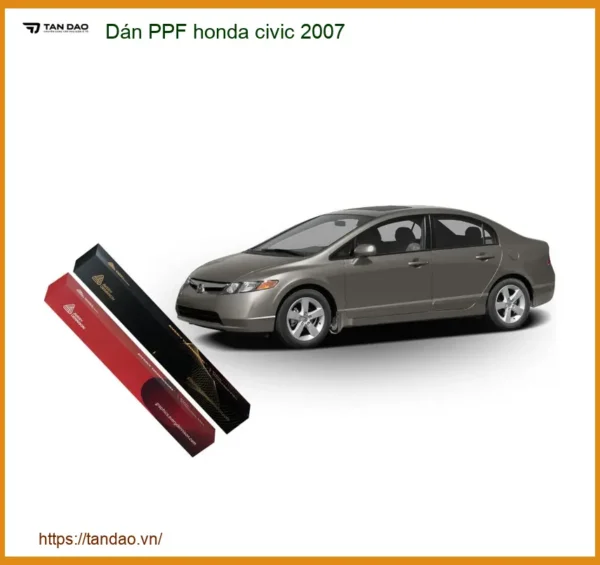 Dán PPF Honda Civic 2007 - Địa Chỉ Lắp Đặt PPF Chính Hãng Giá Tốt TPHCM