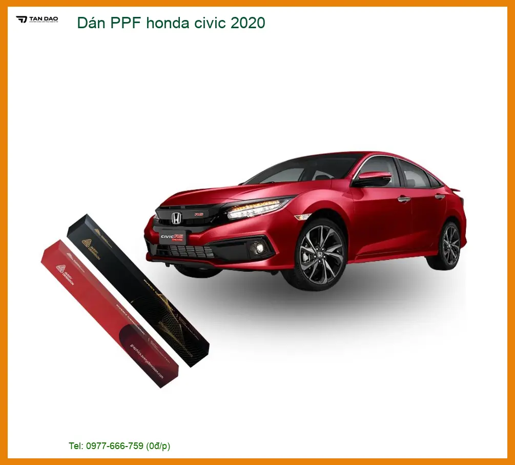 Dán PPF Bảo Vệ Sơn Honda Civic 2020 - Địa Chỉ Lắp Đặt Uy Tín TPHCM