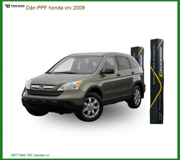 Dán PPF Honda CRV 2009 - Địa Chỉ Lắp Đặt Phim PPF Chính Hãng Uy Tín TPHCM