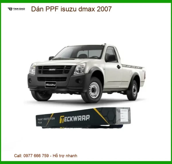 Dán PPF Isuzu Dmax 2007 - Địa Chỉ Lắp Đặt PPF Chống Trầy Uy Tín TPHCM