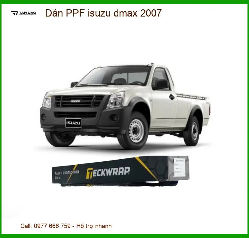 Dán PPF Isuzu Dmax 2007 - Địa Chỉ Lắp Đặt PPF Chống Trầy Uy Tín TPHCM