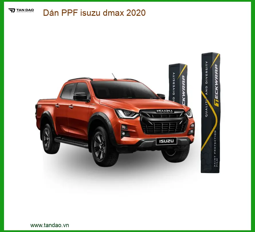Dán Phim PPF Bảo Vệ Sơn Isuzu Dmax 2020 - Địa Chỉ Lắp Đặt Chính Hãng TPHCM