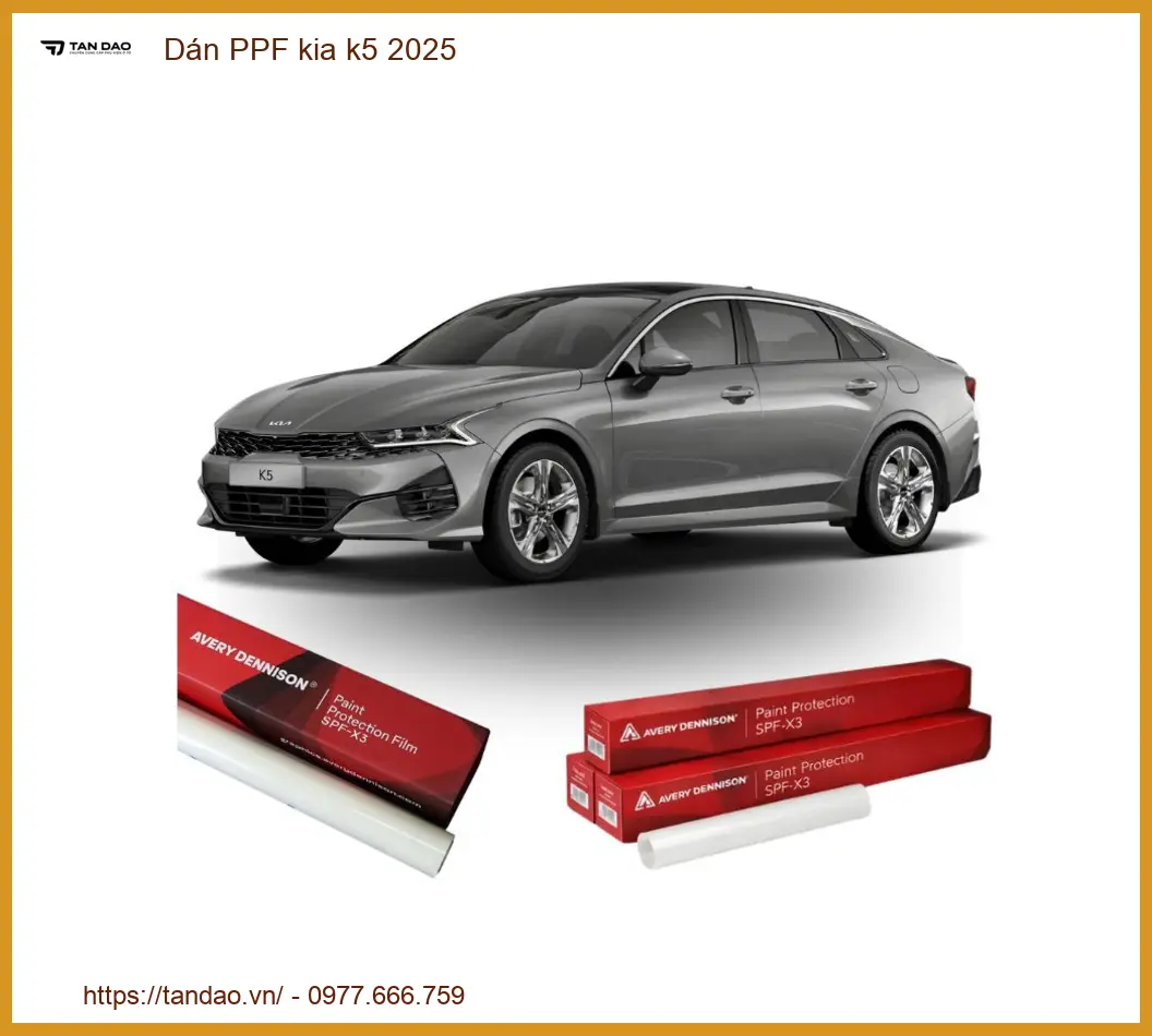 Dán Phim Bảo Vệ Sơn PPF Kia K5 2025 - Địa Chỉ Thi Công Chính Hãng Giá Tốt TPHCM