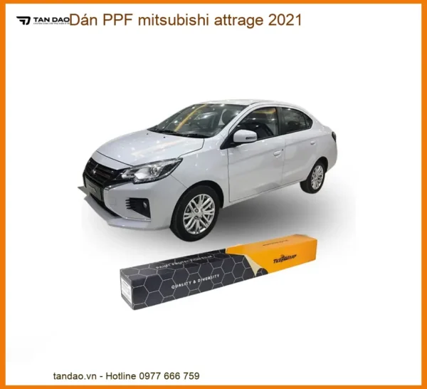 Dán PPF Mitsubishi Attrage 2021 - Địa Chỉ Thi Công Chính Hãng TPHCM
