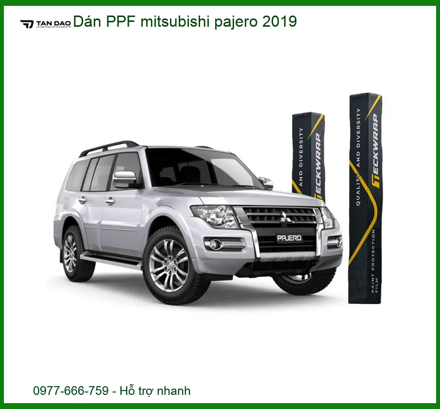 Dán PPF Mitsubishi Pajero 2019 - Địa Chỉ Thi Công Chính Hãng TPHCM