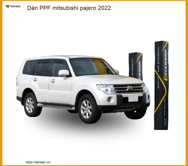 Dán PPF Mitsubishi Pajero 2022 - Địa Chỉ Lắp Đặt Chính Hãng Uy Tín TPHCM