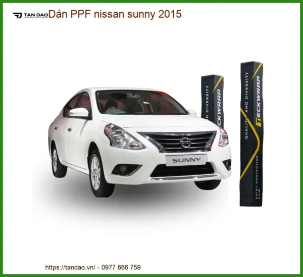 Dán Phim PPF Bảo Vệ Sơn Nissan Sunny 2015 - Địa Chỉ Thi Công Uy Tín TPHCM