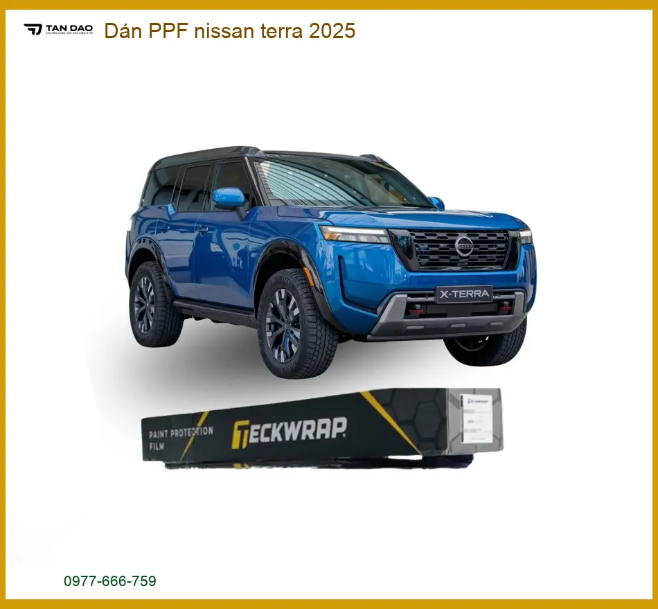Dán PPF Nissan Terra 2025 - Trung Tâm Dán PPF Chính Hãng TPHCM