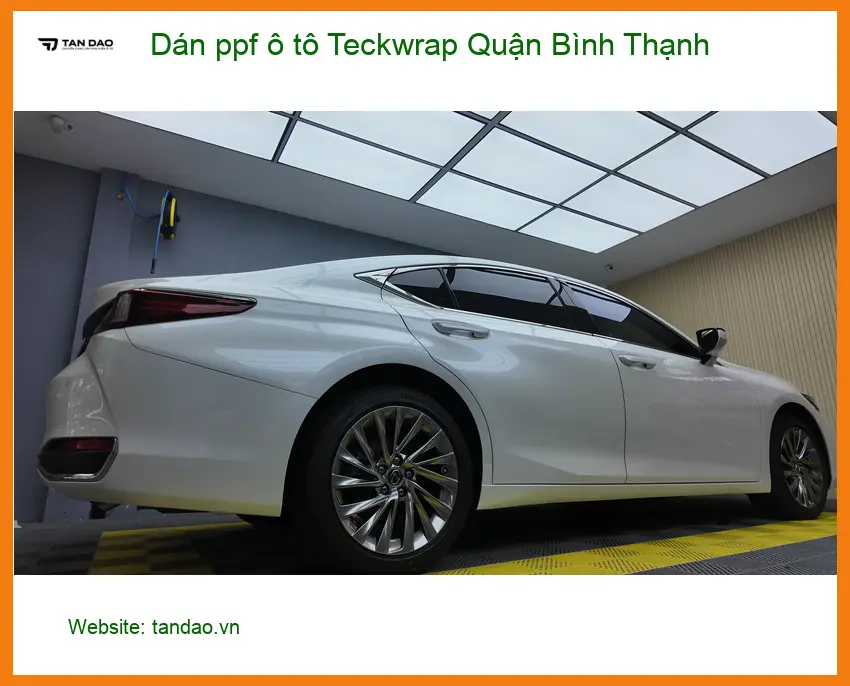 Địa Chỉ Dán PPF Ô Tô Teckwrap Quận Bình Thạnh - Giá Tốt TPHCM ảnh thực tế 2