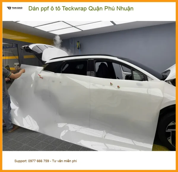 Nơi Dán PPF Ô Tô ppf ô tô Teckwrap Quận Phú Nhuận - Thi Công Chuyên Nghiệp