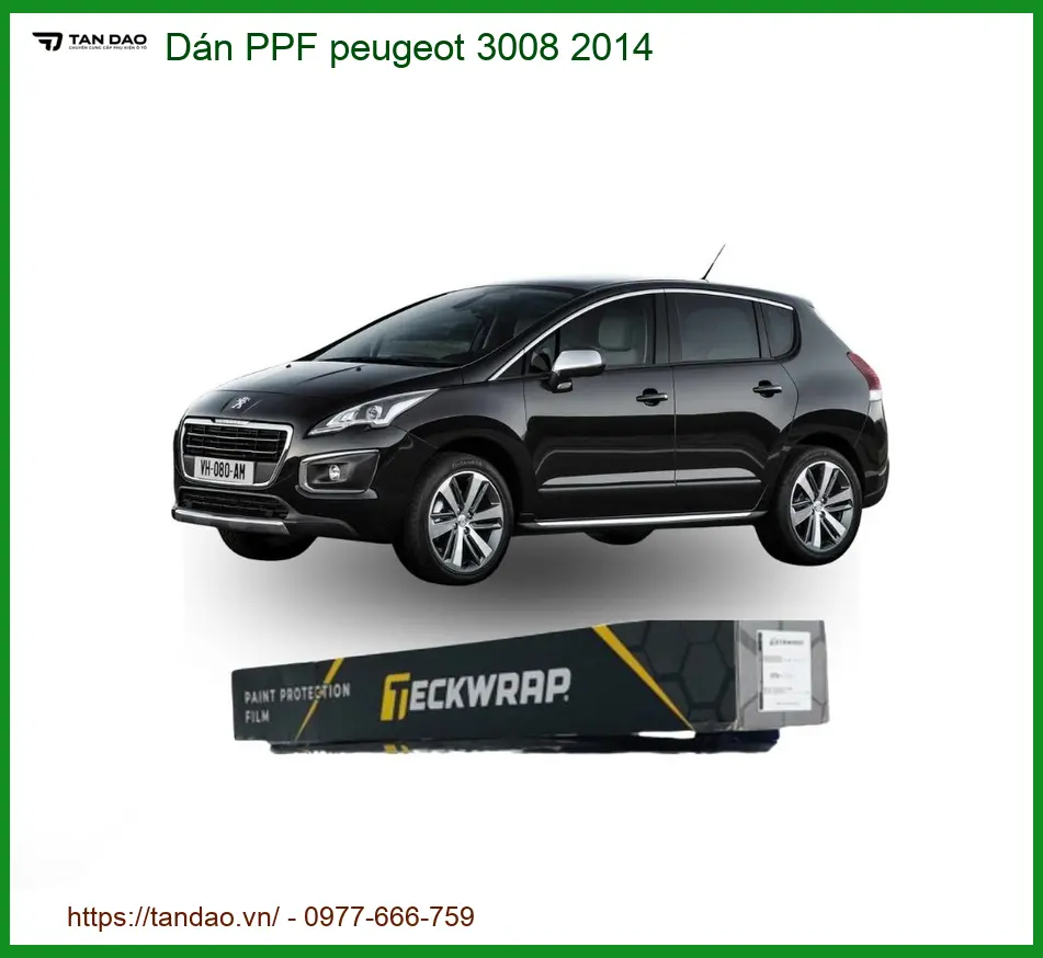 Dán PPF Peugeot 3008 2014 - Trung Tâm Lắp Đặt Uy Tín Giá Tốt TPHCM