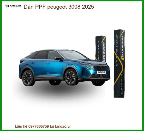 Dán PPF Peugeot 3008 2025 - Trung Tâm Thi Công Uy Tín TPHCM