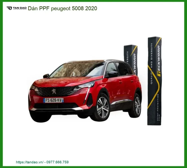 Dán PPF Bảo Vệ Sơn Peugeot 5008 2020 - Trung Tâm Thi Công Chính Hãng TPHCM