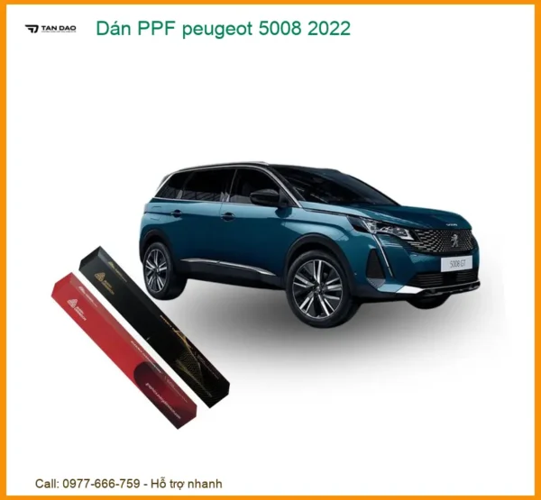 Dán PPF bảo vệ sơn Peugeot 5008 2022 - Địa Chỉ Lắp Đặt Uy Tín TPHCM