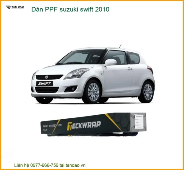 Dán Phim PPF Bảo Vệ Sơn Suzuki Swift 2010 - Địa Chỉ Lắp Đặt Chính Hãng TPHCM