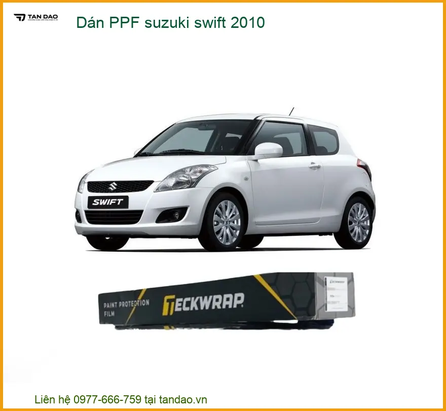 Dán Phim PPF Bảo Vệ Sơn Suzuki Swift 2010 - Địa Chỉ Lắp Đặt Chính Hãng TPHCM
