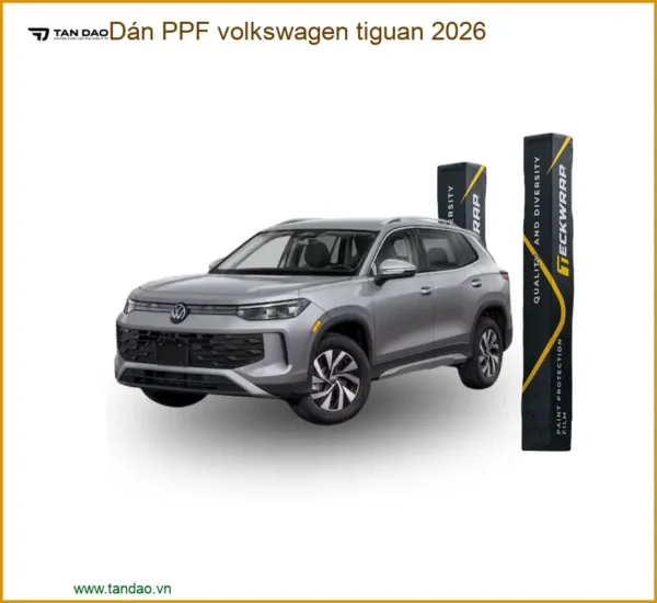 Dán PPF Bảo Vệ Sơn Volkswagen Tiguan 2026 - Trung Tâm Thi Công Uy Tín TPHCM