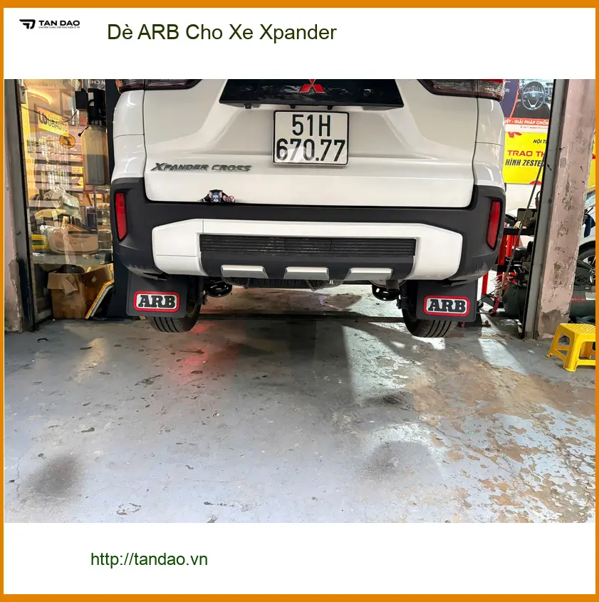 Anh Quang lắp dè ARB cho xe Xpander tại Hóc Môn để bảo vệ gầm xe ảnh thực tế 3