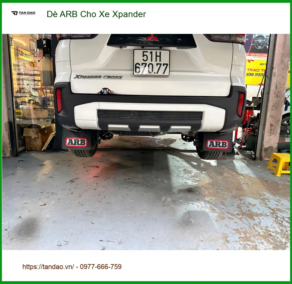 Chú Hùng lắp Dè ARB cho Xpander tại Quận 12 để bảo vệ gầm xe tốt hơn ảnh thực tế 4