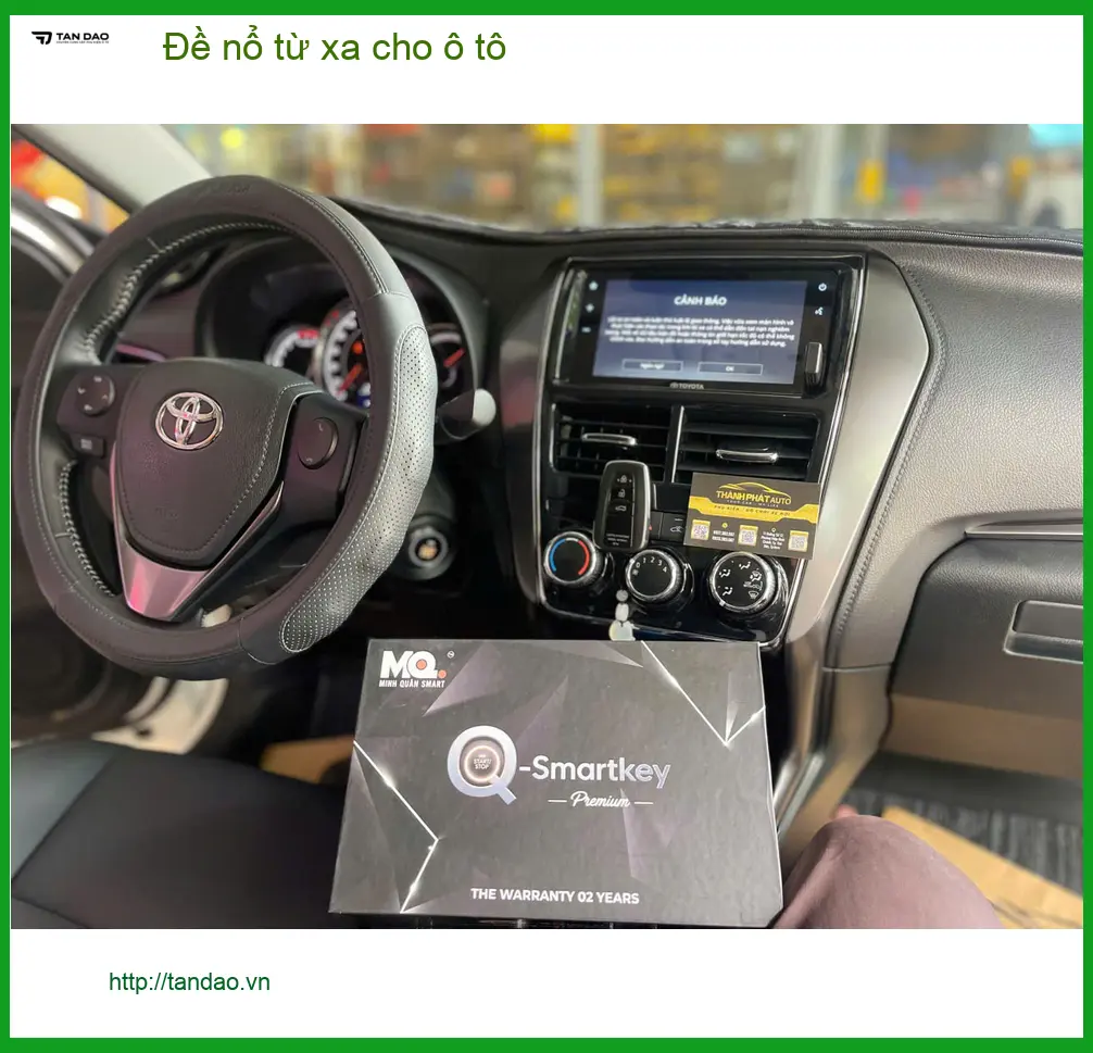 Anh Dũng lắp Đề nổ từ xa cho Toyota Camry tại Quận 3 tiện lợi hơn