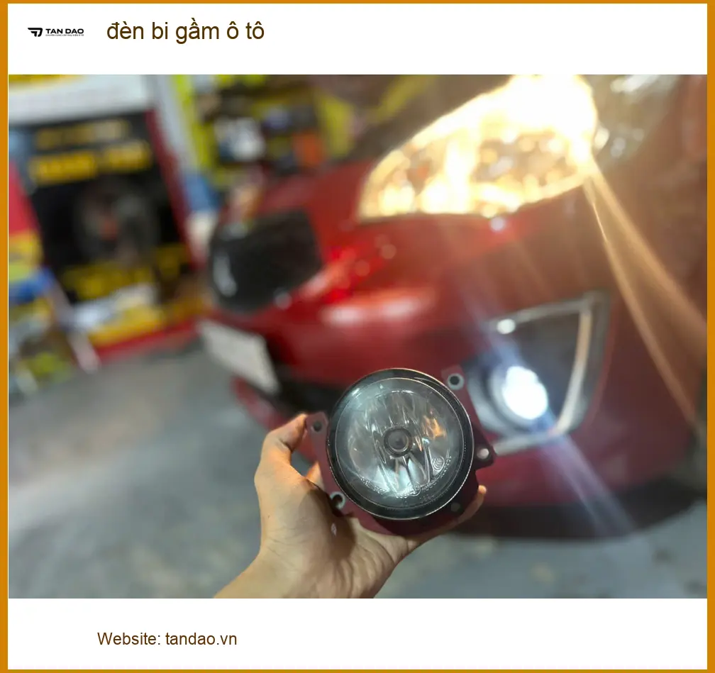Anh Phước độ đèn bi gầm ô tô Mazda CX-5 Quận 10 vì đi đêm thiếu sáng ảnh thực tế 3