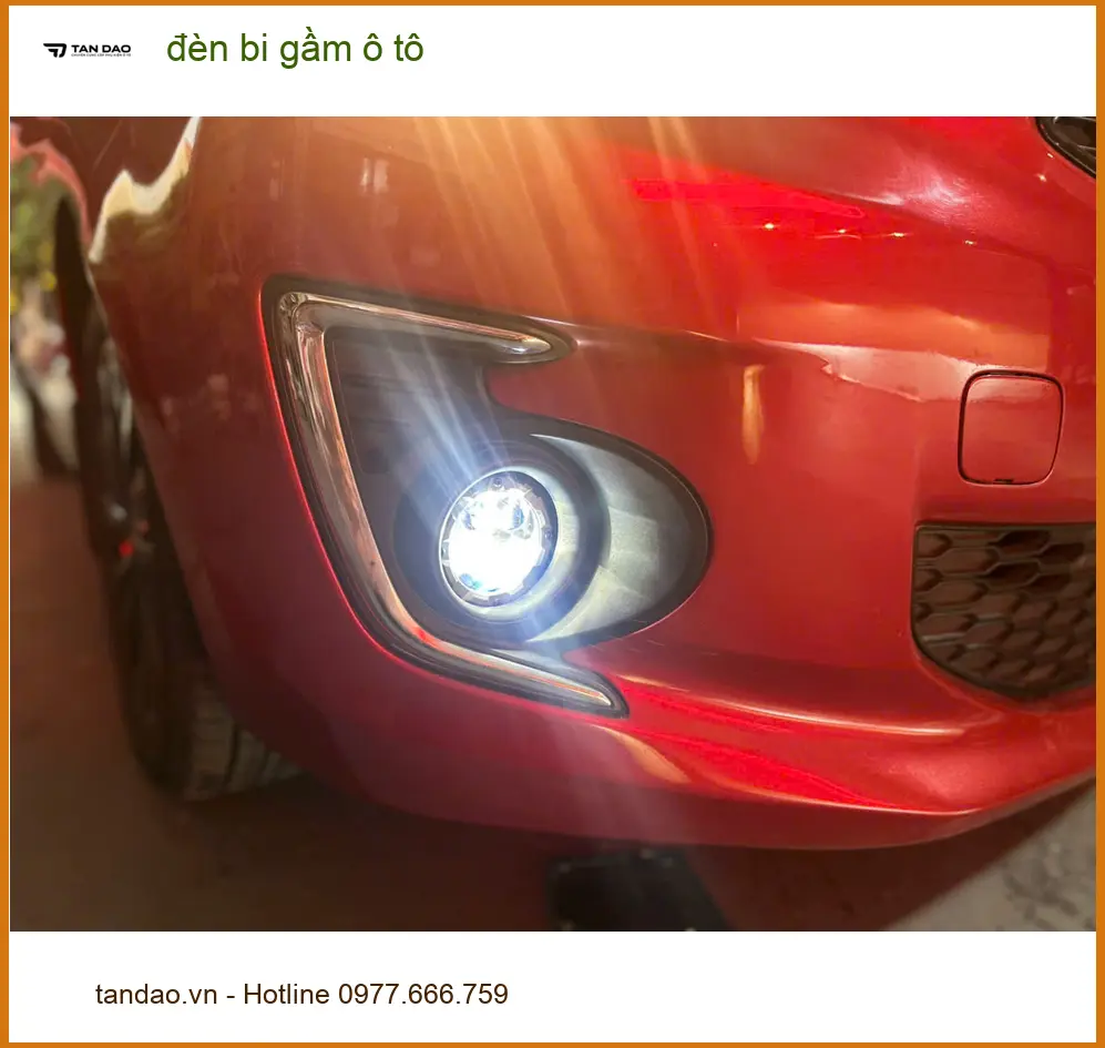 Anh Phước độ đèn bi gầm ô tô Mazda CX-5 Quận 10 vì đi đêm thiếu sáng ảnh thực tế 4