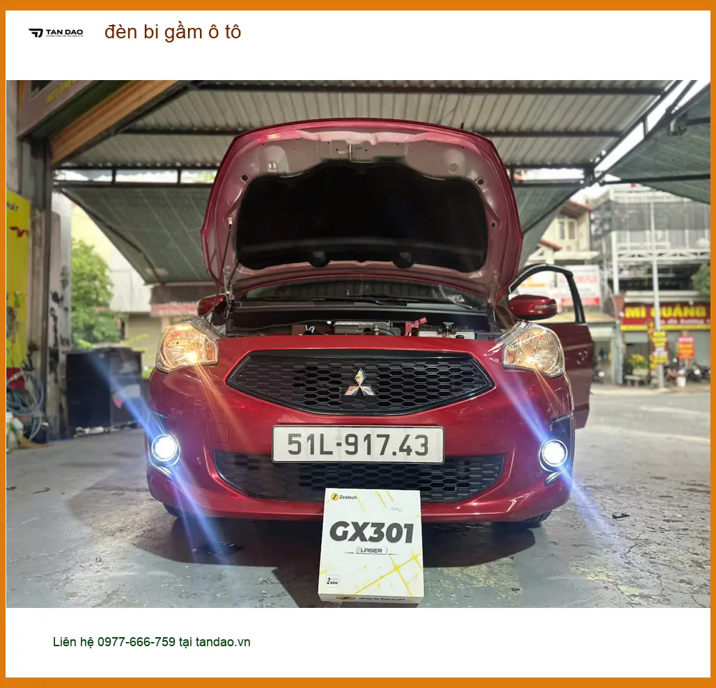 Anh Minh lắp đèn bi gầm ô tô Honda Civic ở Quận Tân Bình ảnh thực tế 5