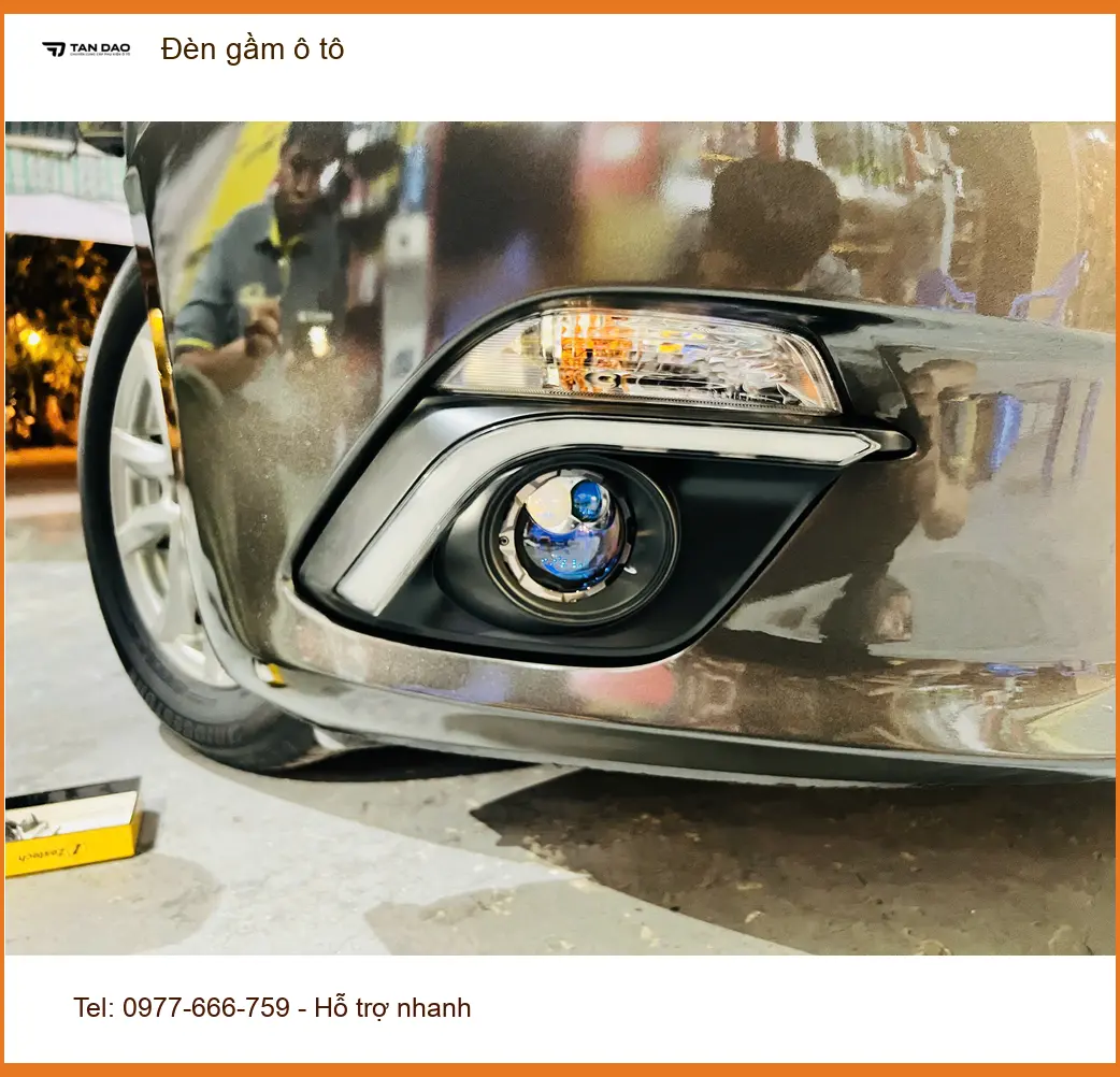 Anh Tùng độ đèn gầm ô tô cho Honda Civic tại Quận 12 để tăng cường sáng ảnh thực tế 2