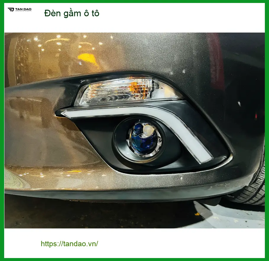 Chị Mai Phương lắp đèn gầm ô tô Mazda CX-5 ở Quận 2 tăng tầm nhìn đêm ảnh thực tế 5