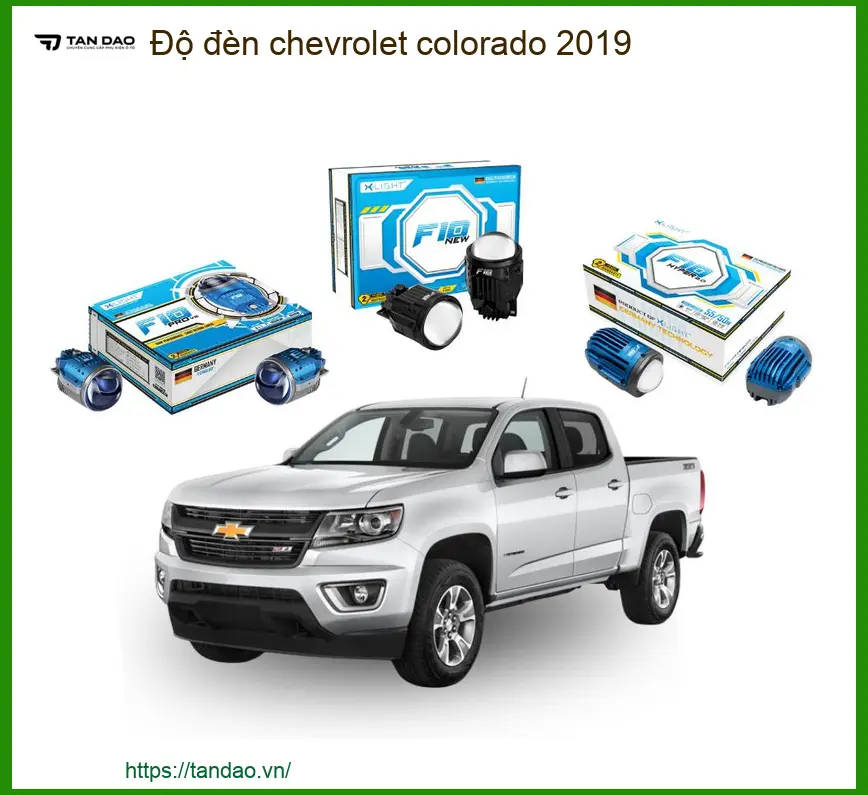 Độ Đèn Bi LED Tăng Sáng Chevrolet Colorado 2019 - Địa Chỉ Độ Uy Tín TPHCM