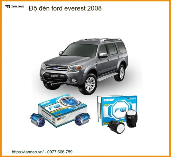 Độ đèn Ford Everest 2008 - Trung Tâm Chuyên Độ Đèn Ô Tô Uy Tín TPHCM