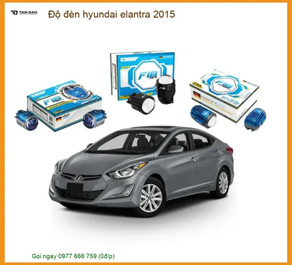 Độ Đèn Bi LED Hyundai Elantra 2015 - Trung Tâm Nâng Cấp Chính Hãng Giá Tốt TPHCM