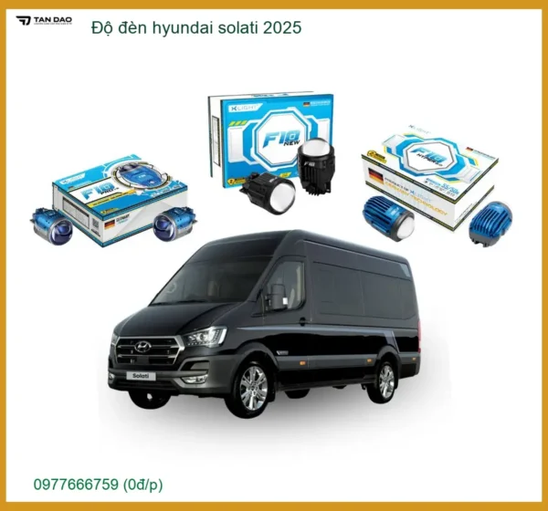 Dịch Vụ Độ Đèn LED Hyundai Solati 2025 - Nơi Nâng Cấp Đèn Chính Hãng Giá Tốt TPHCM