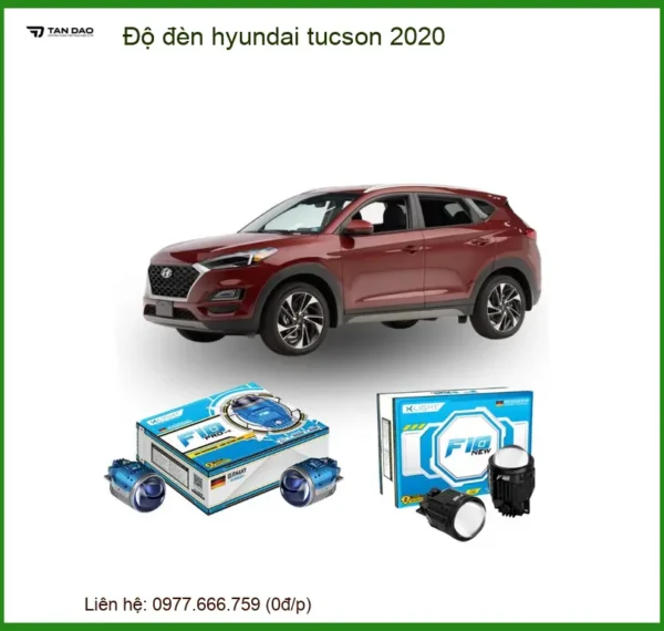 Độ Đèn Bi LED Laser Hyundai Tucson 2020 - Địa Chỉ Lắp Đặt Chính Hãng TPHCM
