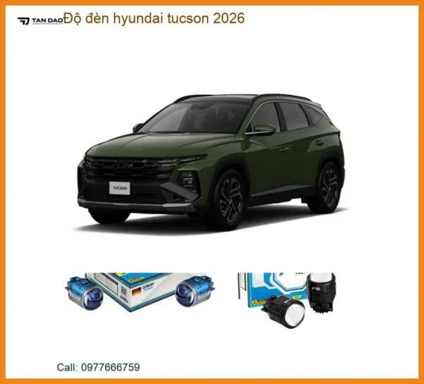 Độ Đèn Pha LED Hyundai Tucson 2026 - Nơi Gắn Chính Hãng Giá Tốt TPHCM