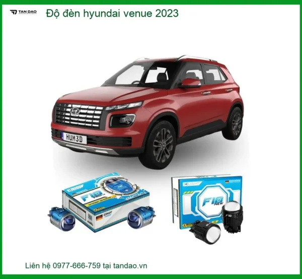 Độ Đèn Hyundai Venue 2023 - Địa Chỉ Lắp Đặt Chính Hãng Giá Tốt TPHCM