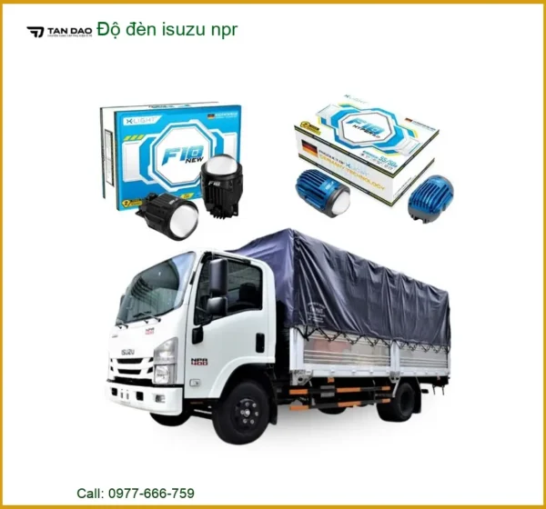 Độ Đèn Bi LED Tăng Sáng Isuzu NPR - Địa Chỉ Nâng Cấp Uy Tín Giá Tốt TPHCM