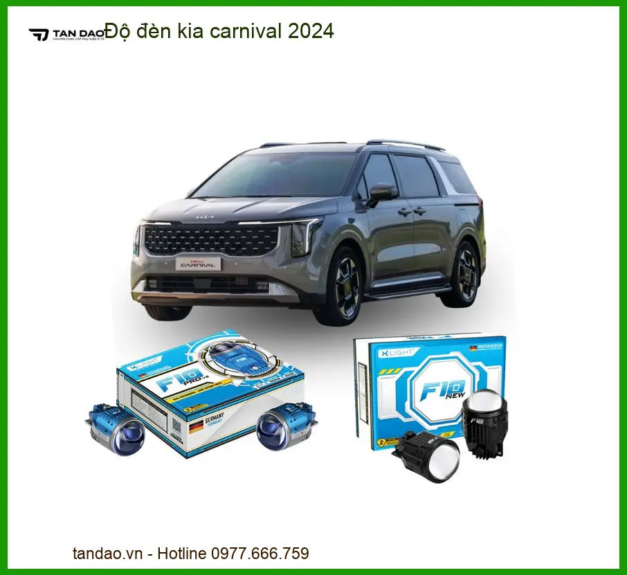 Nâng Cấp Đèn Bi LED Kia Carnival 2024 - Địa Chỉ Lắp Đặt Uy Tín TPHCM