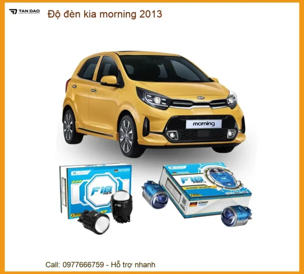Độ đèn Kia Morning 2013 Cao Cấp - Trung Tâm Lắp Đặt Uy Tín TPHCM