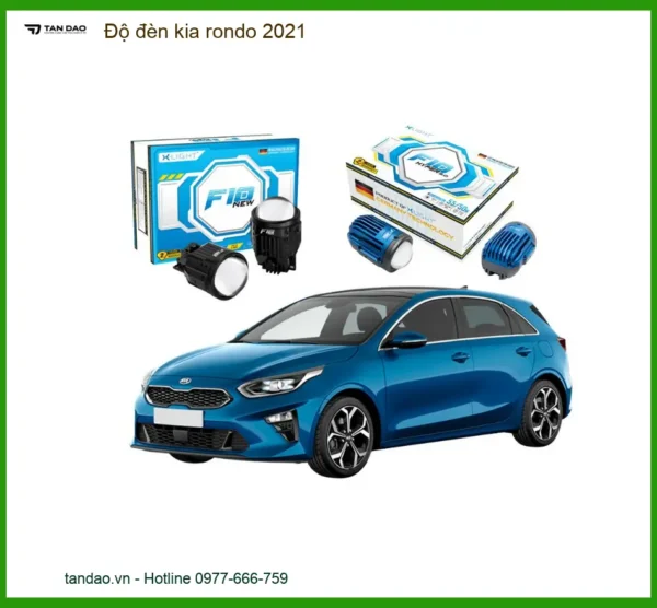Nâng Cấp Độ Đèn Bi LED Laser Kia Rondo 2021 - Địa Chỉ Lắp Đặt Chính Hãng TPHCM