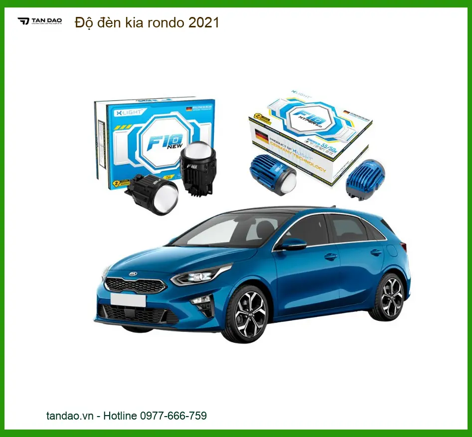 Nâng Cấp Độ Đèn Bi LED Laser Kia Rondo 2021 - Địa Chỉ Lắp Đặt Chính Hãng TPHCM