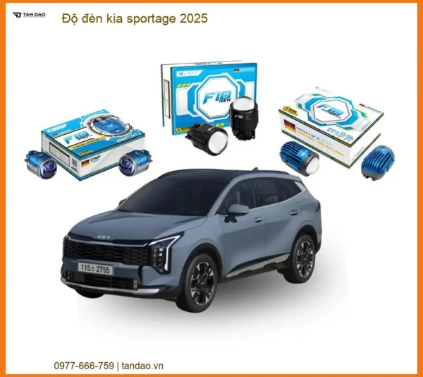 Độ đèn Bi Led Kia Sportage 2025 - Trung Tâm Chuyên Độ Đèn Ô Tô Chính Hãng TPHCM