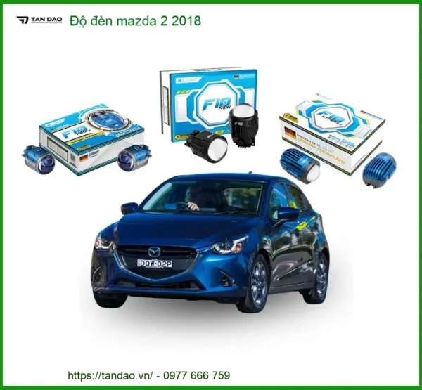 Dịch Vụ Độ Đèn Bi Gầm LED Mazda 2 2018 - Địa Chỉ Lắp Đặt Chính Hãng TPHCM